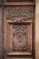 free photo texture of door ornate